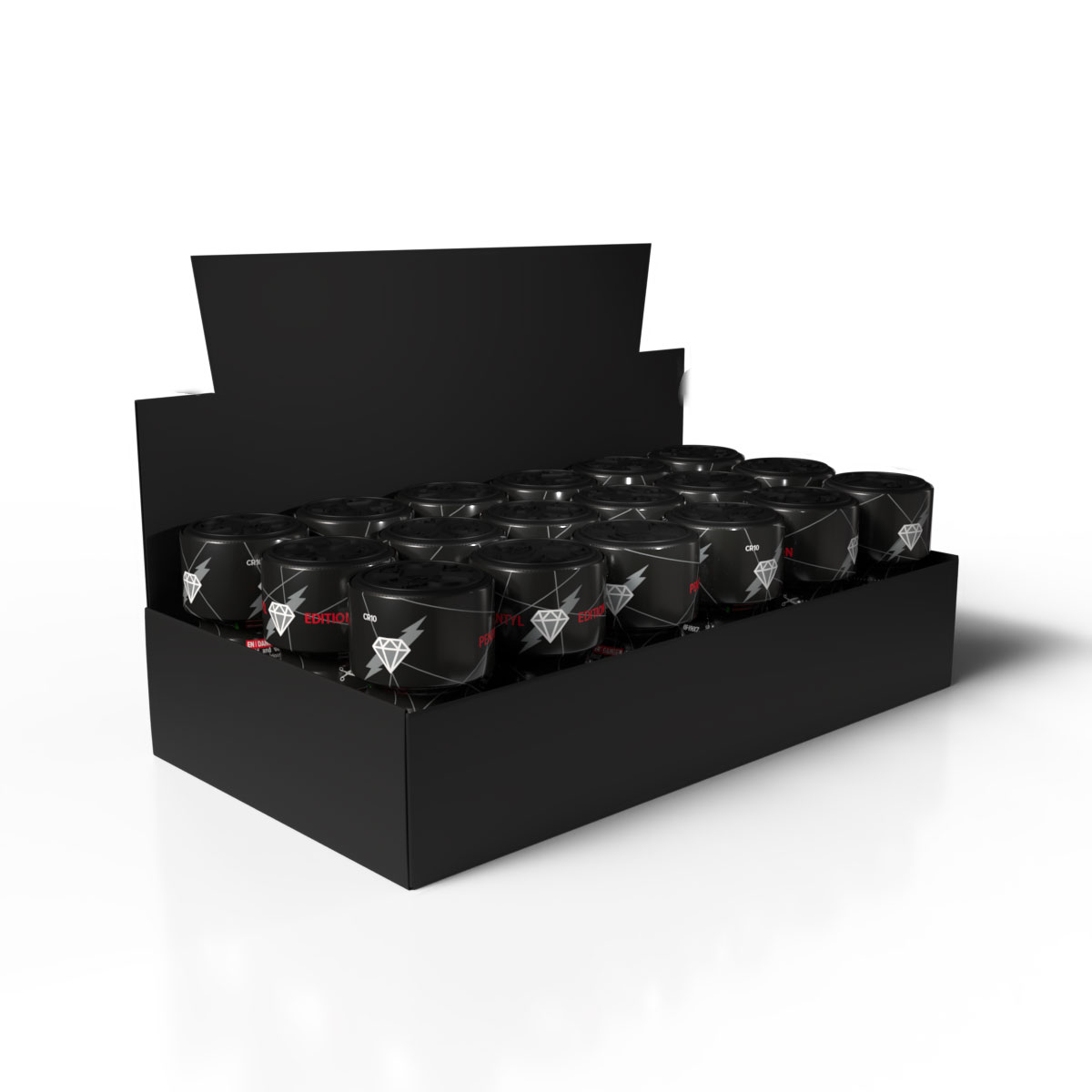 Cristal Rush Thekendisplay mit 18 Stück
