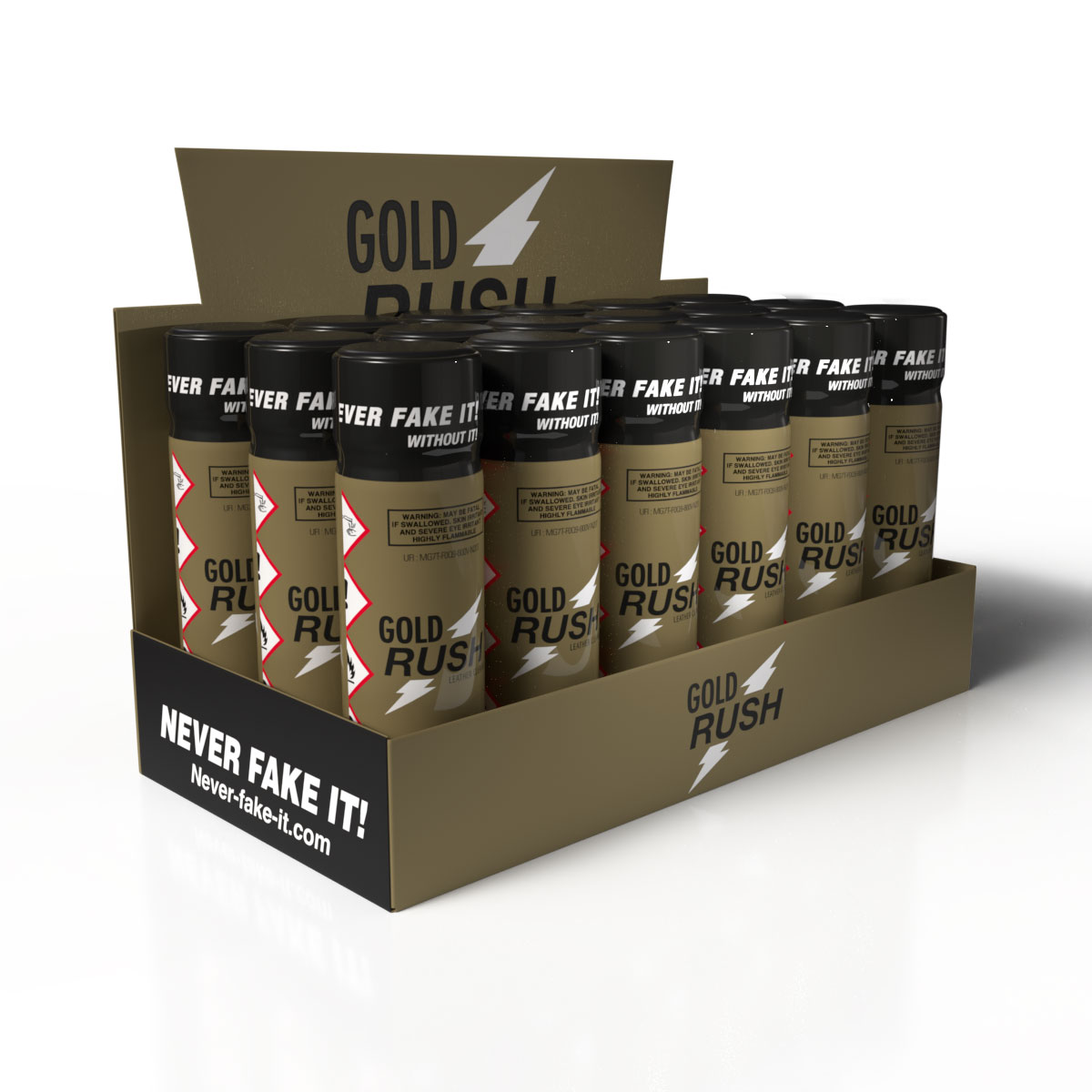 Gold Rush Tall Thekendisplay mit 18 Stück