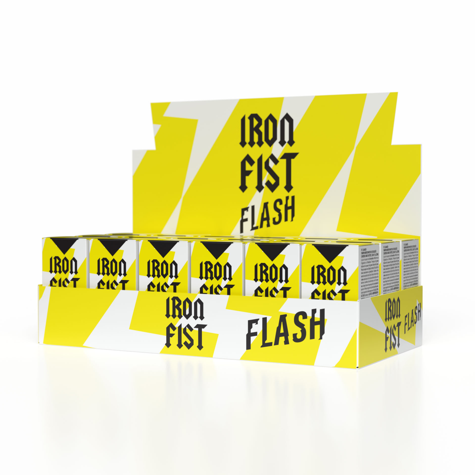 Iron Fist Flash Thekendisplay mit 18 Stück