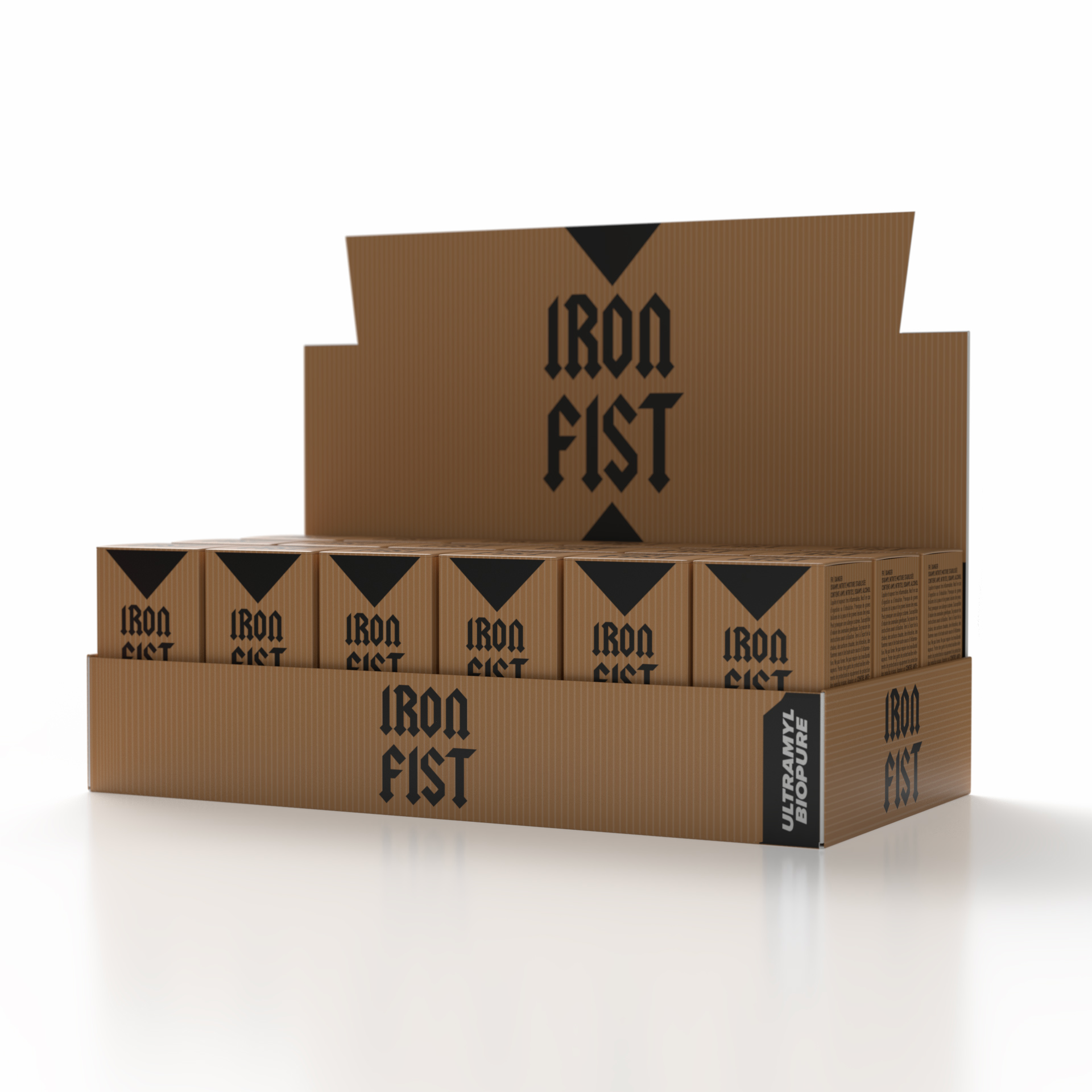 Iron Fist Raw Thekendisplay mit 18 Stück