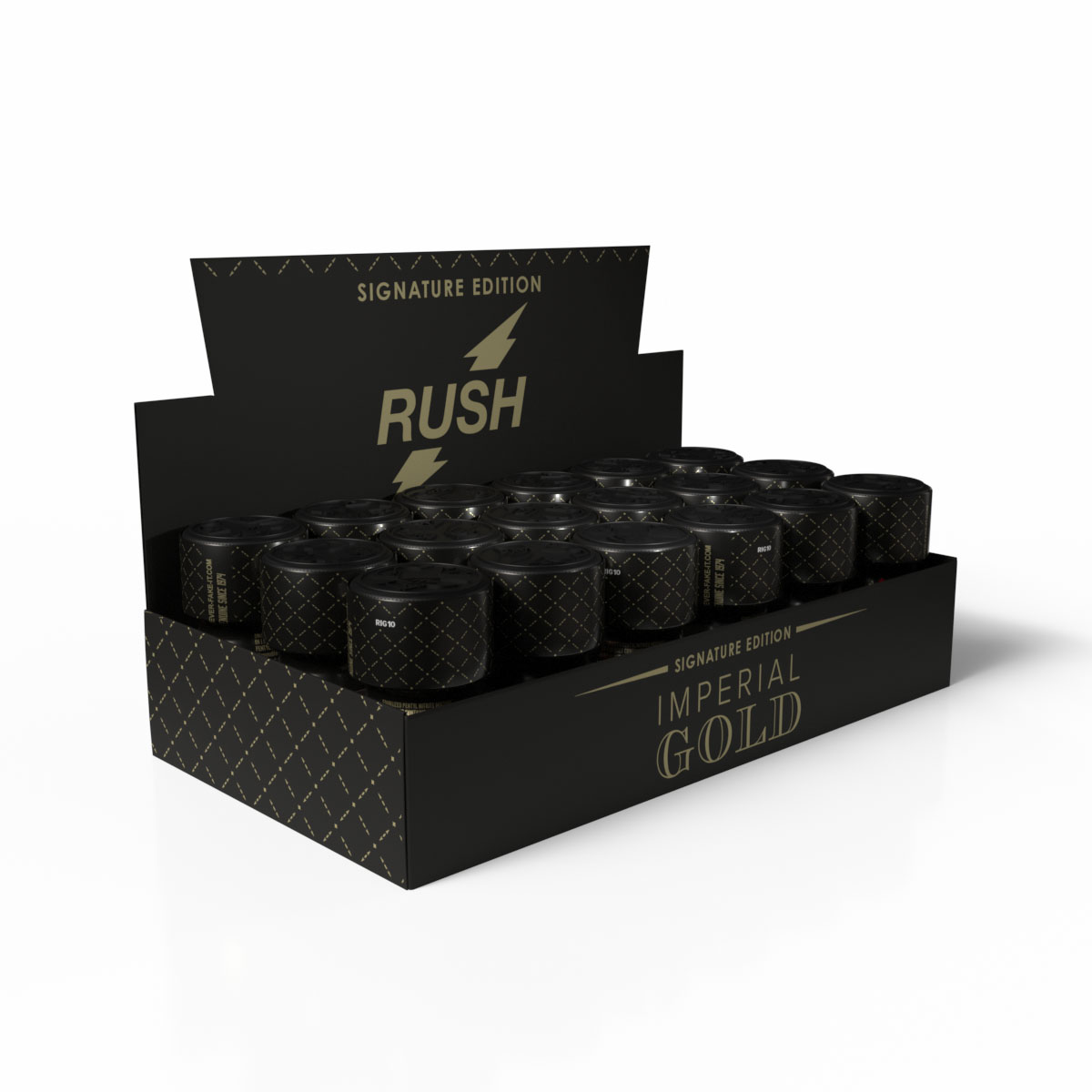 Rush Imperial Gold Thekendisplay mit 18 Stück
